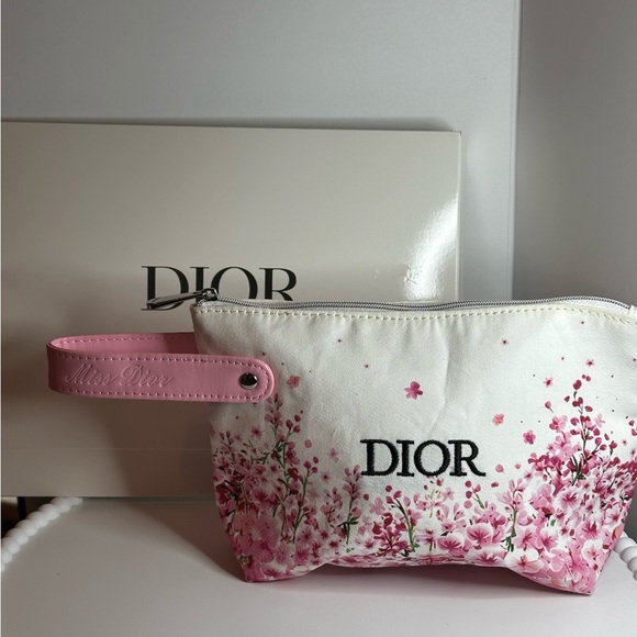 Dior Handbags - MISS DIOR Spring Floral Wristlet Pouch-  GWP Dior Parfums NIB RARE